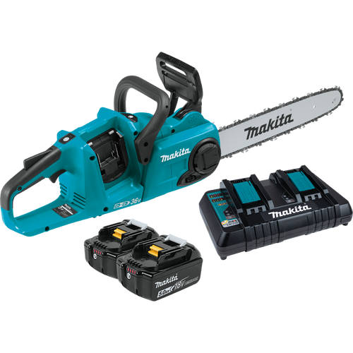 Makita 36V (18V X2) LXT® Brushless 14 Chain Saw Kit (5.0Ah) (1 Kit)