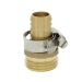 Aqua Plumb Coupling Garden Hose Repair Solid Brass 5/8 Male (5/8)