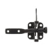 Ultra Hardware Gate Latch with Offset Strike Black (Black)