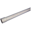 Schedule 40 DWV PVC Pipe, Bell End, Foam Core, 4-In. x 20-Ft.