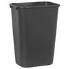 Wastebasket, Black, 41-Qt.