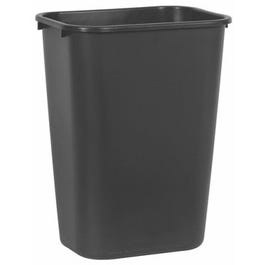 Wastebasket, Black, 41-Qt.