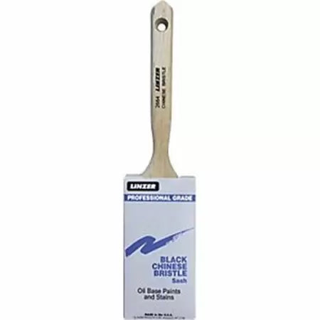 Linzer Black Chinese Bristle Flat Sash Paint Brush 3 (3”)