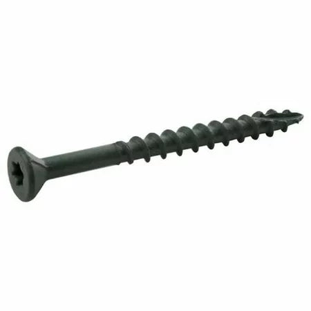 Grip-Rite #8 x 1-1/4 In. 5 lbs No.8 Star Bugle Head Exterior Deck Screws Green (#8 x 1-1/4