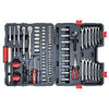 Mechanics Hand Tool Set, SAE & Metric, 148-In.