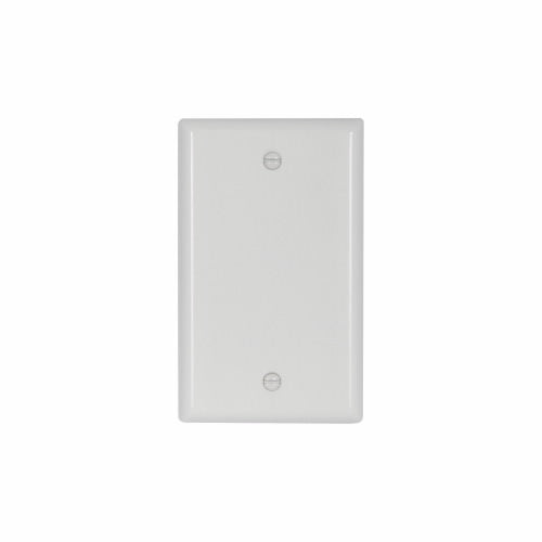 Eaton Cooper Wiring Blank Wallplate, White 1 Gang (White, 1 Gang)