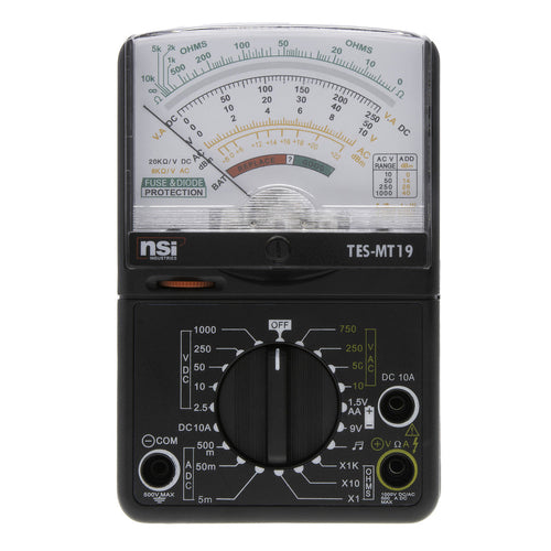 NSI Industries TES-MT19 7 Function 19 Range Analog Multi Tester