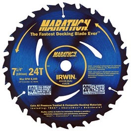 Lumber/Deck Saw Blade, Micro-Grain C3, 7.25-In.