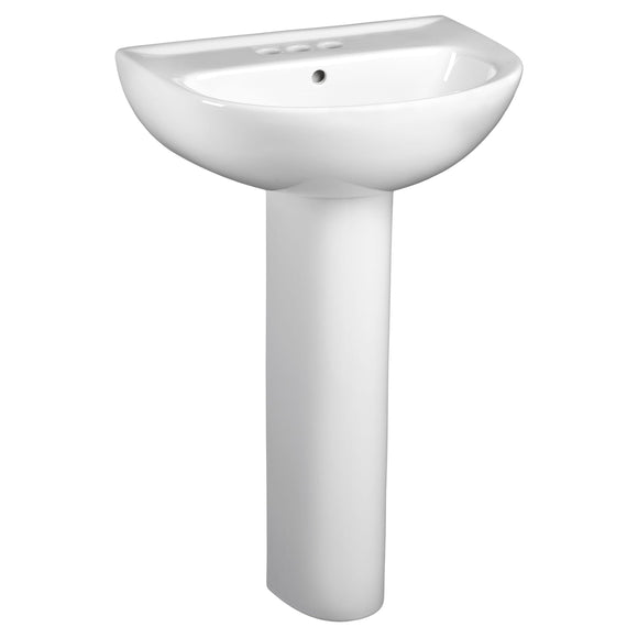 American Standard 24-Inch Evolution® 4-Inch Centerset Pedestal Sink Top and Leg Combination (24