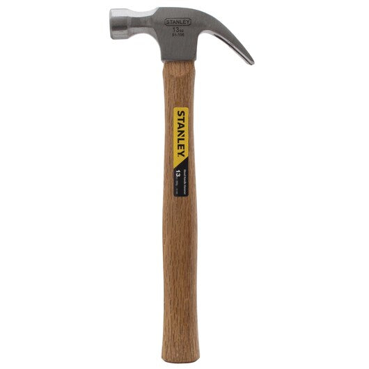 Stanley 13 oz Curved Claw Wood Handle Hammer (13 oz.)