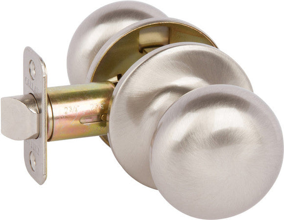 Callan Saxon Passage Knobset, Satin Nickel (Satin Nickel)