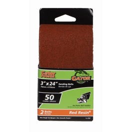 2-Pack 3 x 24-Inch 50-Grit Bi-Directional Sanding Sheet