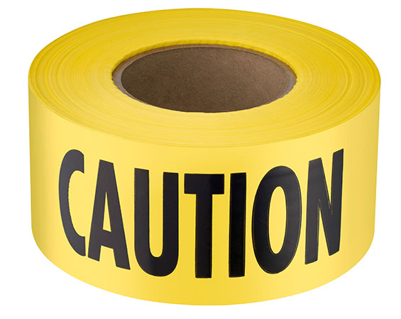 Empire 3 in. x 1000 ft. Caution Tape (3-Pack), Yellow (3