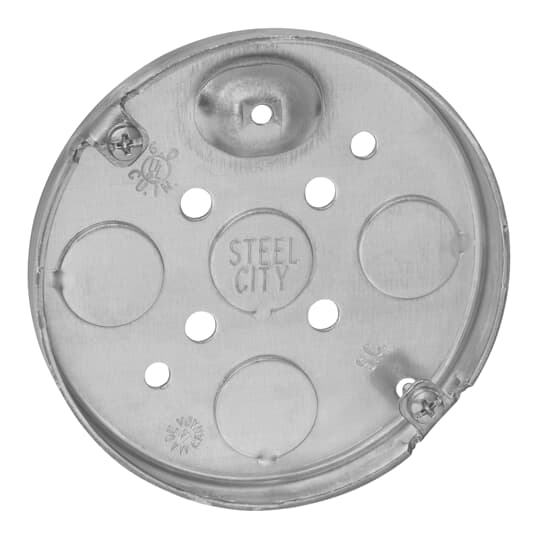 ABB Steel City Round Outlet Box