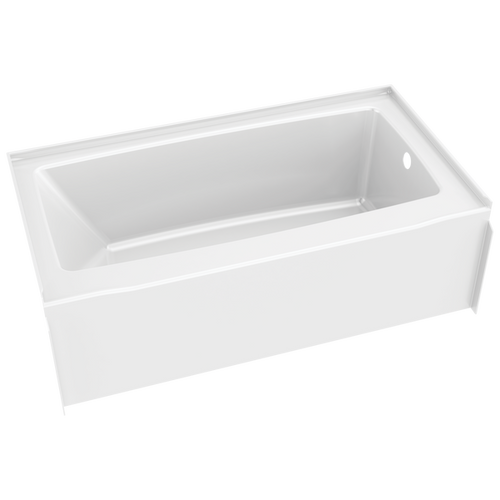 Delta Classic 500 Bathtub 60X32 Right Drain In High Gloss White (60X32, Gloss White)