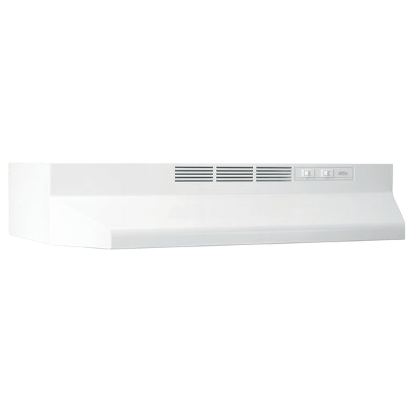 Broan® 36-Inch Ductless Under-Cabinet Range Hood, White