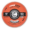 Crescent 10 x 60-Tooth FineCut™ Fine Finishing Circular Saw Blade (10 x 60-Tooth)