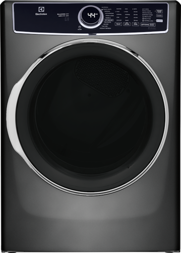 Electrolux Front Load Perfect Steam™ Electric Dryer with Balanced Dry™ and Instant Refresh – 8.0 Cu. Ft. Titanium (8.0 Cu. Ft., Titanium)