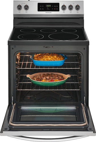 Frigidaire 30 in. 5.3 cu. ft. Electric Range with Self-Cleaning Oven in Stainless Steel