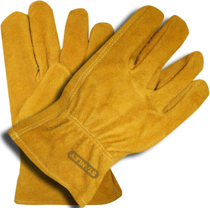 STANLEY GLOVE LG  COWHIDE