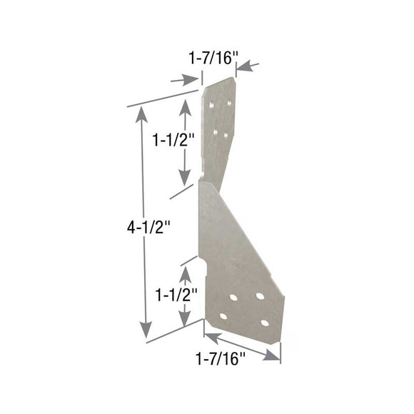 USP Lumber Hurricane Ties 1-7/16 In. D X 4-1/2 In. H (1-7/16