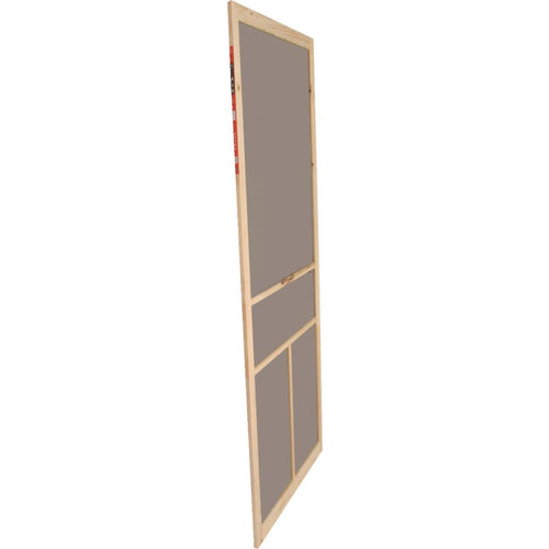 Snavely Kimberly Bay 36 In. W x 80 In. H x 1 In. Thick Natural Fingerjoint Pine Wood T-Bar Screen Door