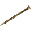 Grip-Rite #8 x 1-3/4 In. Flat Head Star Gold Construction Wood Screw (141 Ct., 1 Lb.)