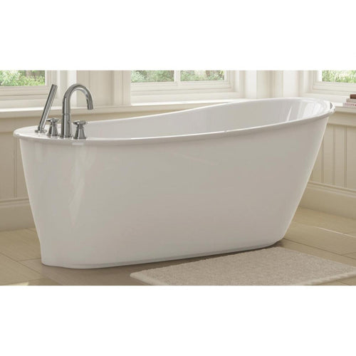 Maax Sax 60 In. L. x 32 In. W. x 25 In. D End Drain Bathtub in White