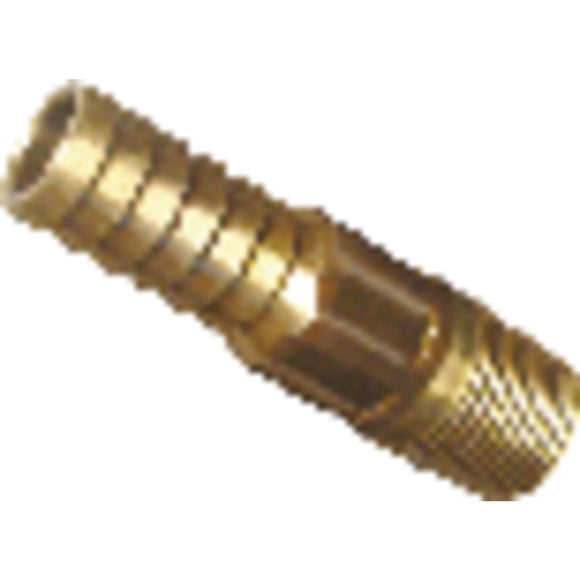 Simmons 1 In. MIP Brass Hose Barb Reducing Adapter