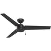 Hunter Cassius 52 In. Matte Black Ceiling Fan