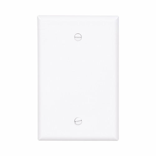 Eaton Cooper Wiring Blank Wallplate, White (White)