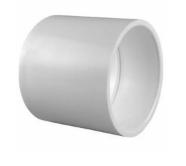 Charlotte Pipe Schedule 40 3 in. Slip x 3 in. Dia. Slip PVC Coupling White PVC 02100 1800HA