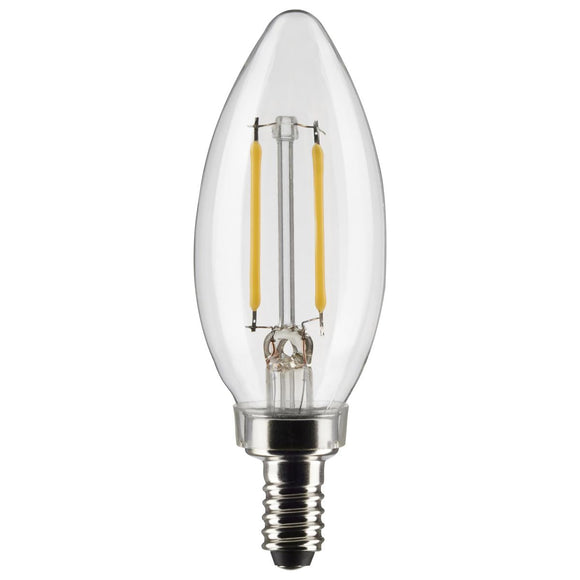 Satco S21817 3B11/LED/927/CL/120V/E12/2CD Light Bulb