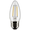 Satco S21832 3B11/LED/927/CL/120V/E26/2CD Light Bulb