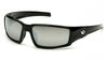 Pyramex Venture Gear Pagosa Silver Mirror Anti-Fog Lens with Black Frame (Black)