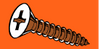 Midwest Fastener Phillips Flat Head Hinge Screws Antique Brass