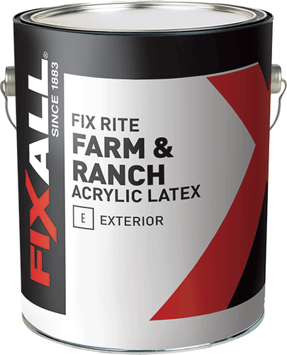 FixAll Fix Rite Farm & Ranch Exterior Latex Paint Barn Red - 5 Gallon