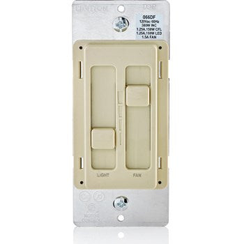 Leviton R01-066DF-00I R01-66df-I Fan Light Switch