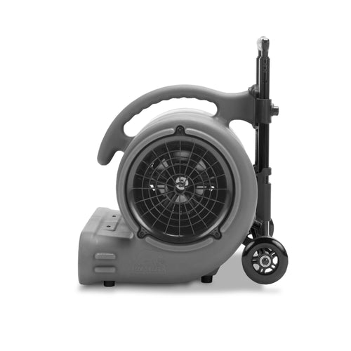 B-Air VP-50 ½ HP Commercial Air Mover & Blower Fan: handle, grey