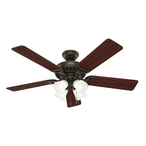 Hunter Fan Studio Series With 4 Light 52 Inch 52 Inch Ceiling Fan with Light Kit (52)