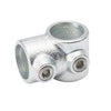 B & K Industries Galvanized Structural Steel Single Socket Tee 1-1/4 in.