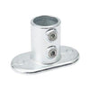 B & K Industries 1-1/4 in. Standard Railing Flange, Galvanized, Steel