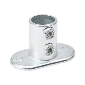 B & K Industries 1-1/4 in. Standard Railing Flange, Galvanized, Steel