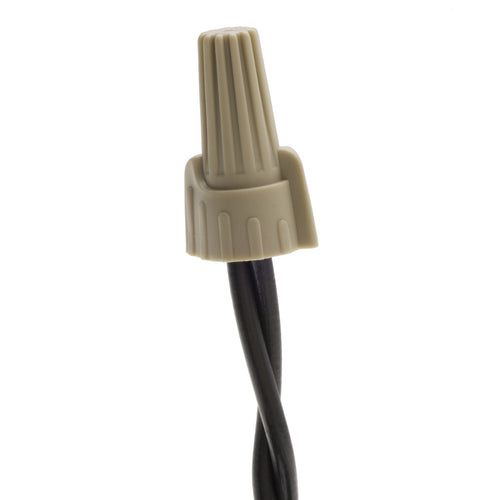 NSI Industries WWC-T-C Easy-Twist Winged Wire Connector, Standard Type, 22-8 AWG Wire Range, 300V, Tan - 100 Count