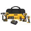 20-Volt Max Cordless 4-Tool Kit, 1/2-In. Hammer Drill + Reciprocating Saw + 1/4-In. Impact Driver + Light, 2 Lithium-Ion Batteires