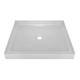 Classic 400 Shower Base, High-Gloss White, 36 x 36-In.