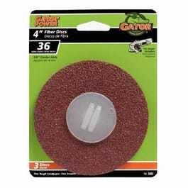 3-Pack 4-Inch 36-Grit Fiber Disc