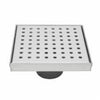 B & K Industries Square Shower Drain Stainless Steel, 6