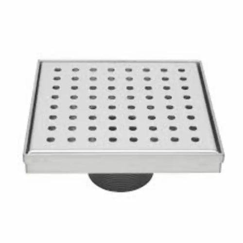 B & K Industries Square Shower Drain Stainless Steel, 6