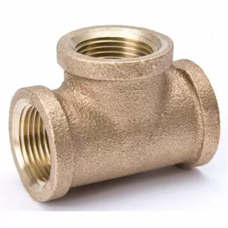 B & K Industries Red Brass Tee 3/4